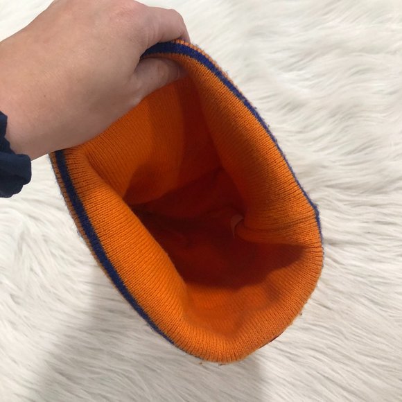 COLORADO Logo Patch Orange Pom Beanie OS - Picture 4 of 4